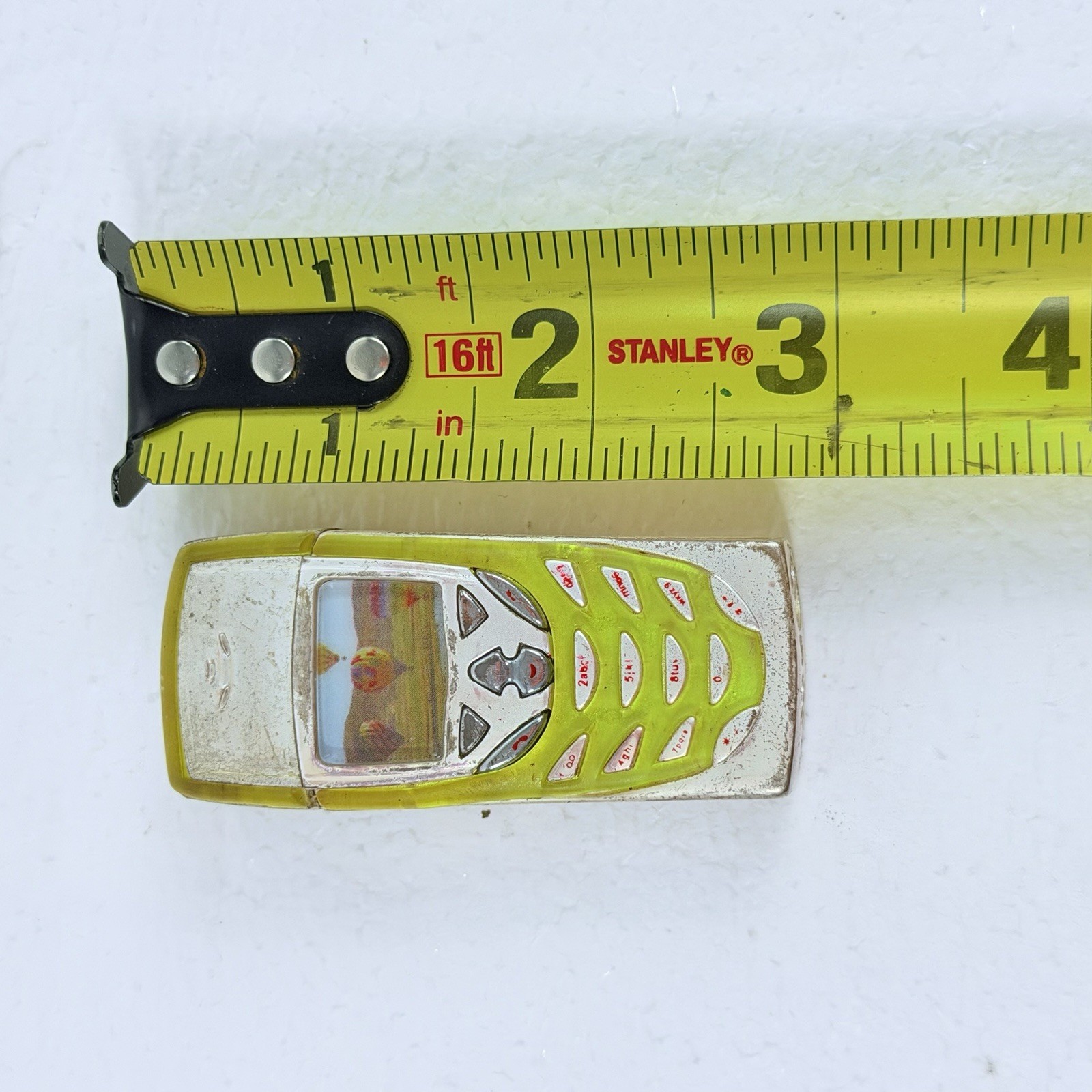 Vintage 2003 Nokia Style Cell Phone Butane Lighter Novelty Inc Y2K Yellow Retro