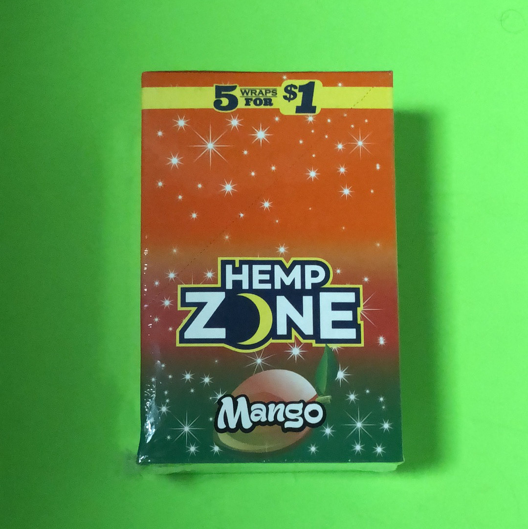 FREE GIFTS🎁Hemp🍁Zone Mango🥭75 High Quality Natural Herbal Rolling Papers 15pk