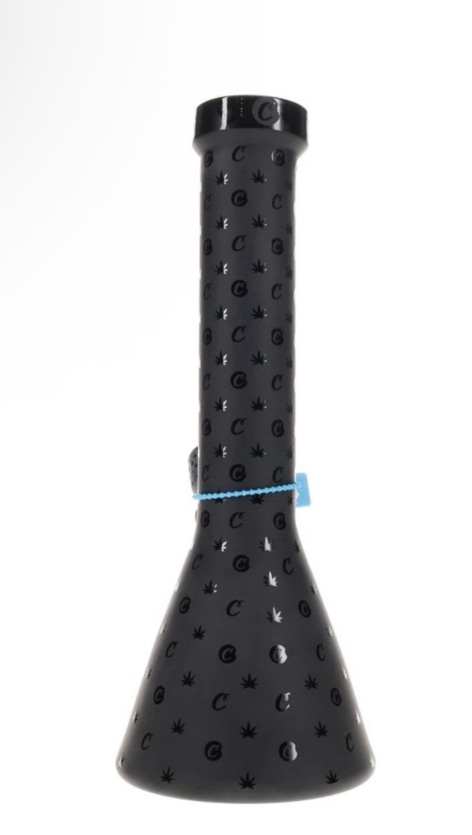 Cookies Matte Black 14” Beaker Bong Set