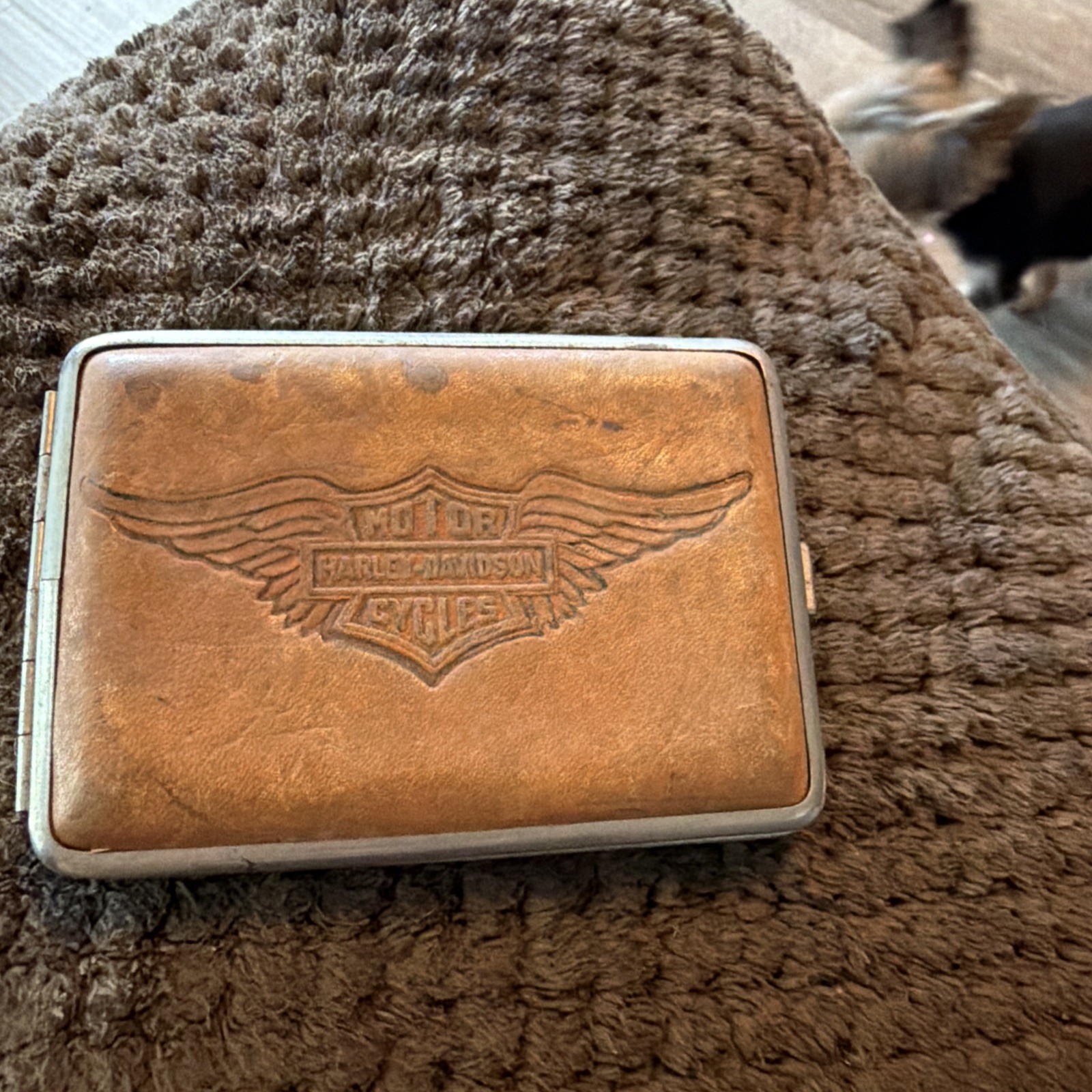 Retro Harley Davidson Vintage business card Case Card Holder