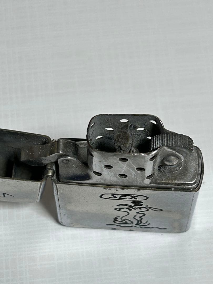 Zippo Vietnam War Oil Lighter Used Vintage Collectible Pocket Lighter Tobacciana