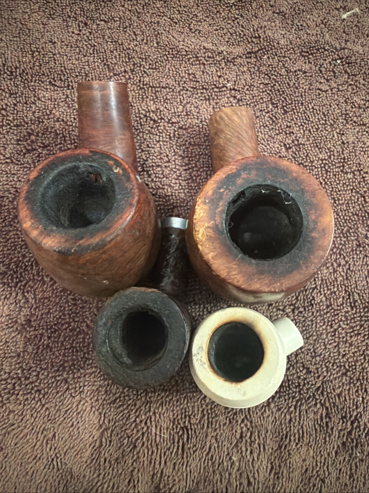 Lot Of 13 Tobacco Pipes & Stems Mixed Lot Preowned Mostly Branded As Shown READ