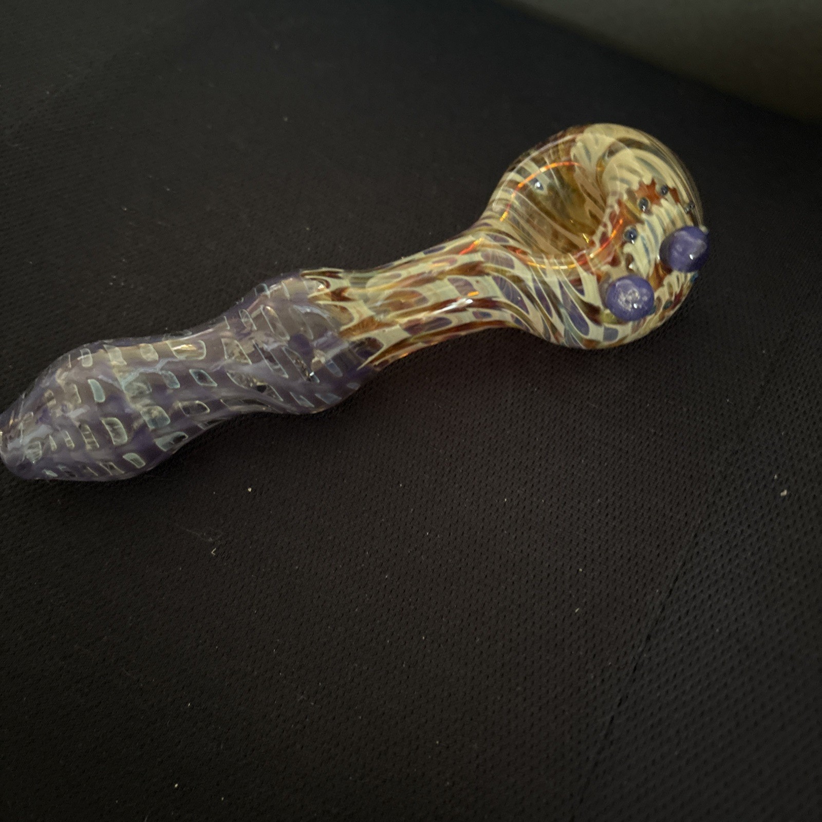Glass Pipe Multiple Colors Hand Made In Montana