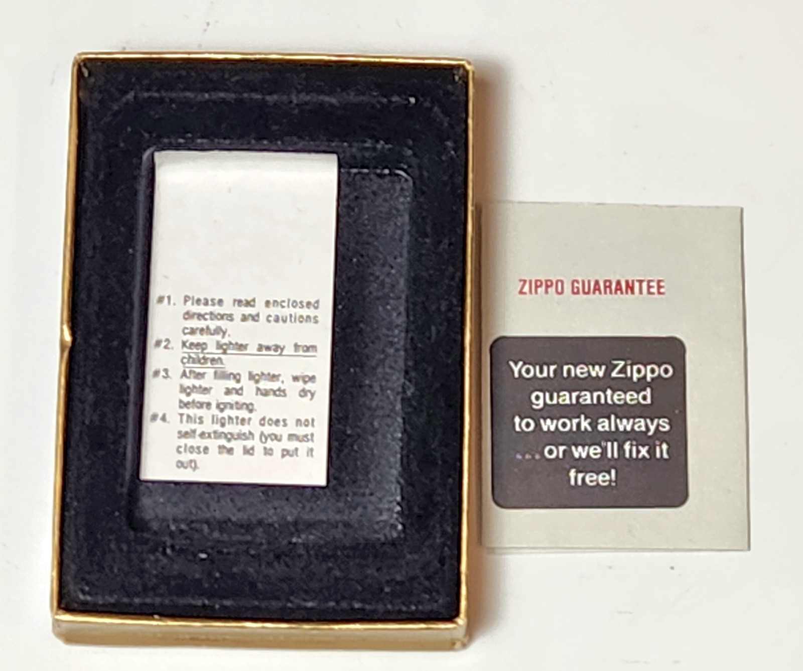 Vtg Nos 1986 Zippo Marlboro Cowboy With Lasso Lighter Unstruck Original Box