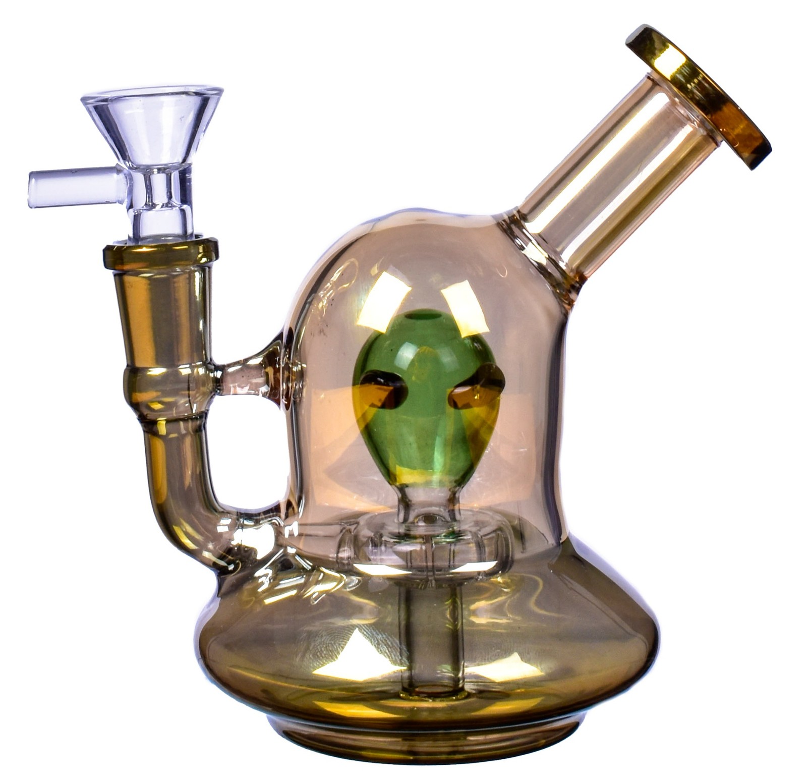 COOL Bong THICK Glass Bong ALIEN Bongs UFO Bongs Monster Bong Iridescent *USA*