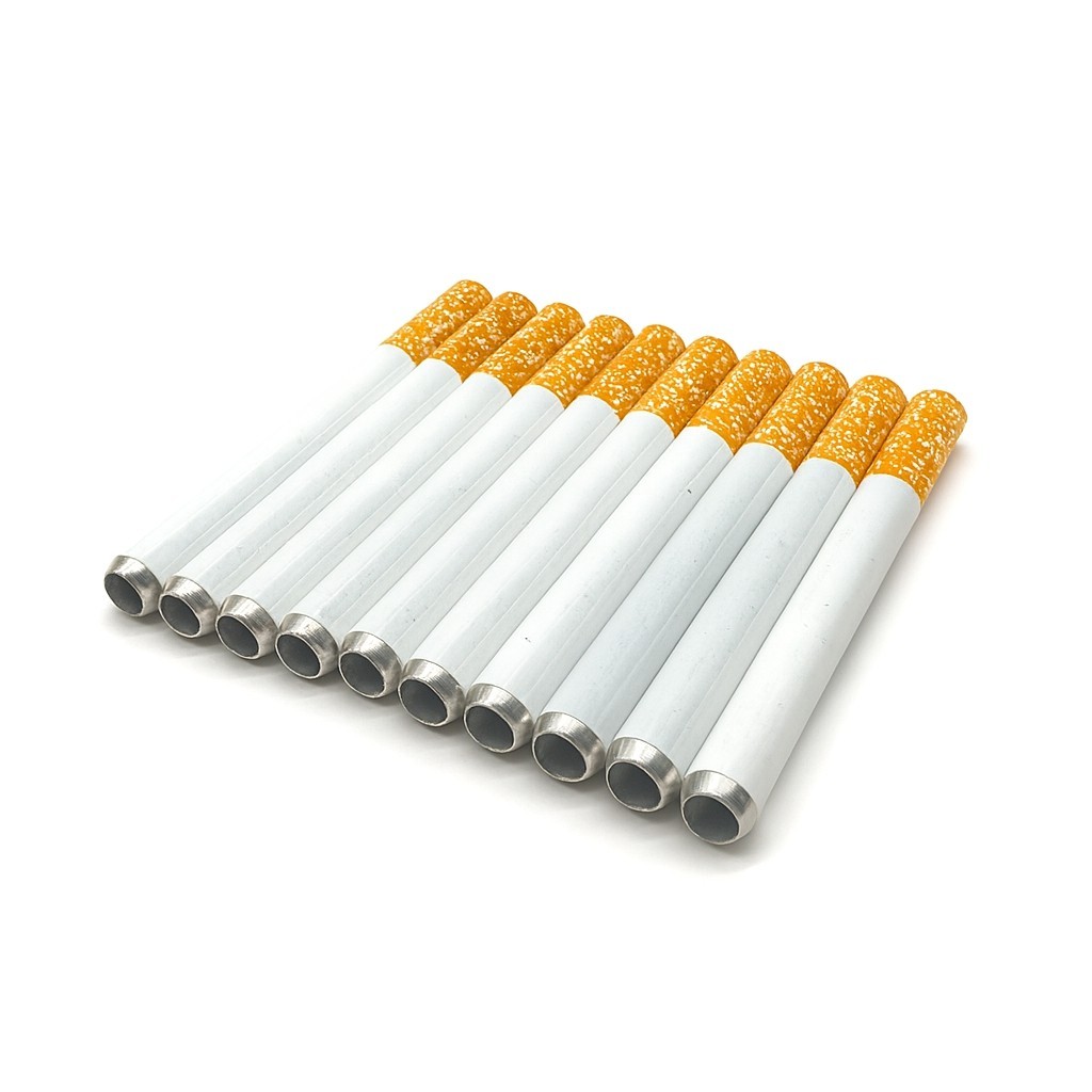 10x Metal One Hitter Dugout Pipe Cigarette Bat Large 78mm / 3.07″ Free Shipping!