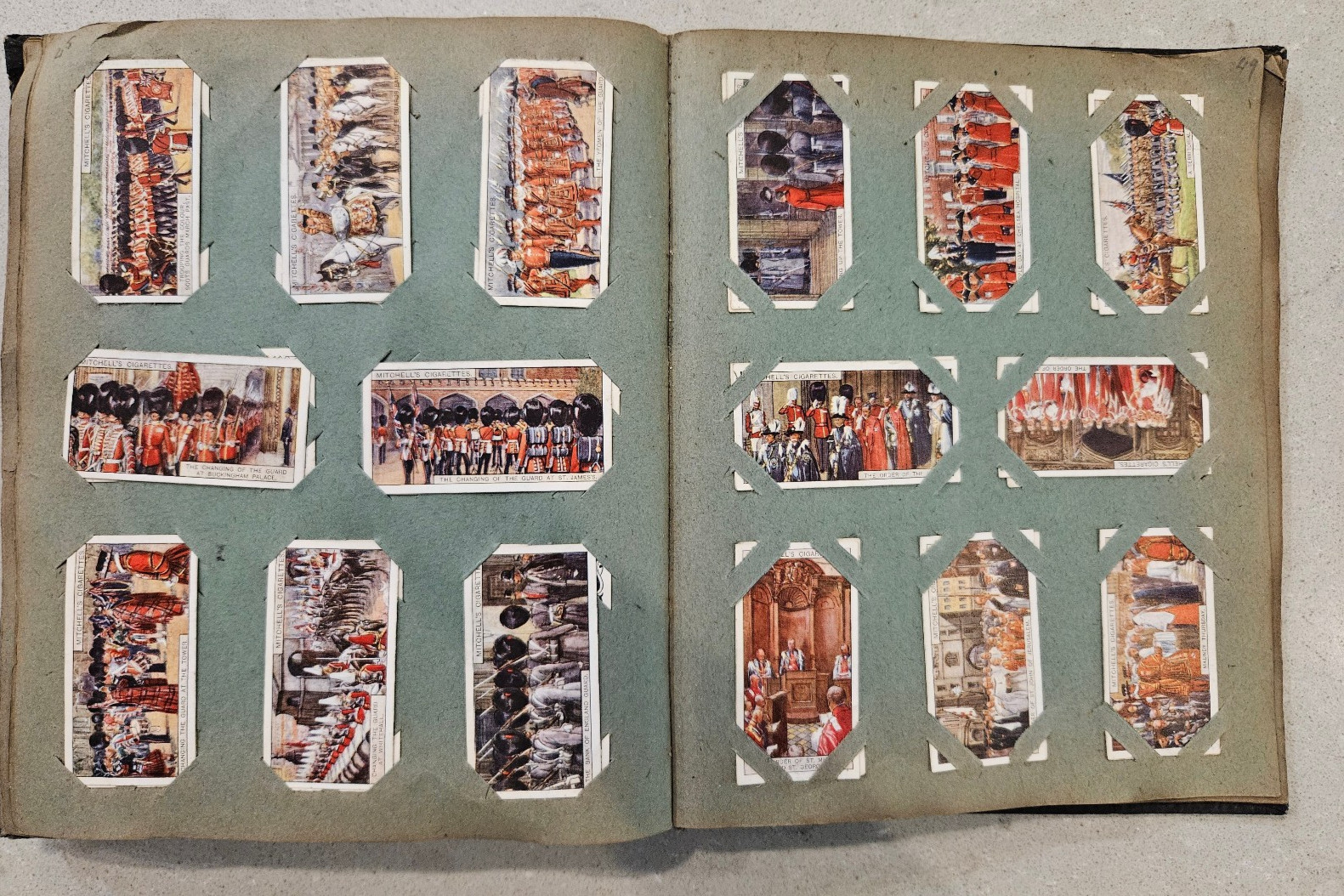 Antique Tobacco Cigarette Card Album 425 Cards 10 Complete Sets Steamers 1927