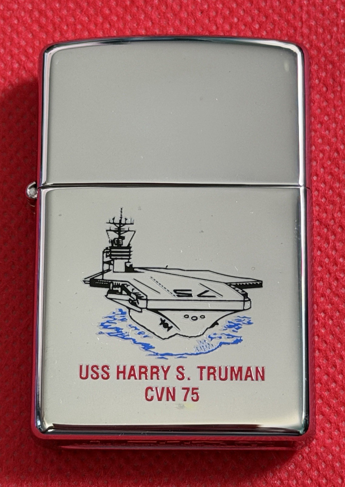 2000 – 2001 USS Harry S Truman CVN 75 Unused Polished Chrome ZIPPO Lighter XVI