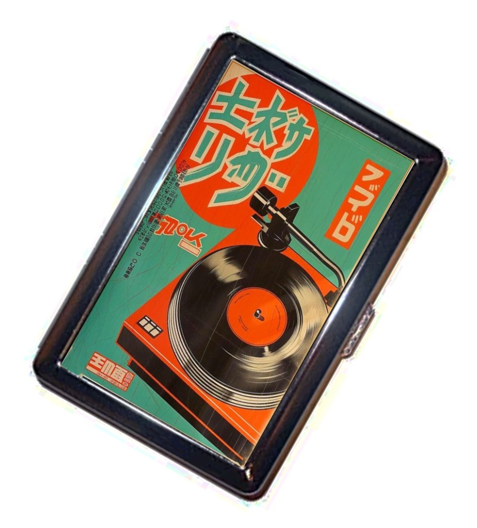 Japanese Retro Music Retro Cigarette Case Wallet #6 FREE SHIPPING