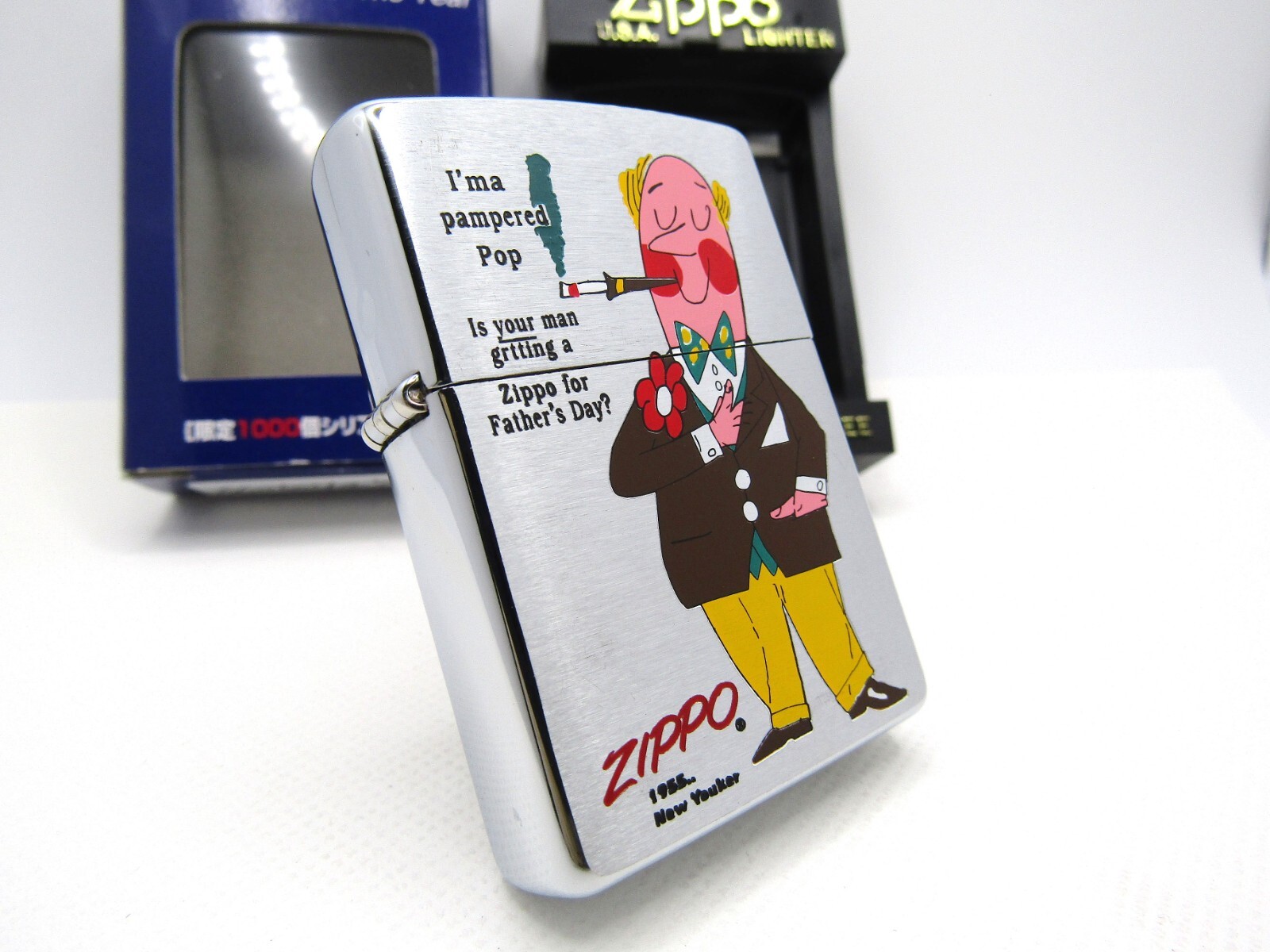 COTY 1998 Pampered Pop Collectible of The Year Limited ZIPPO 1997 Unfired Rare