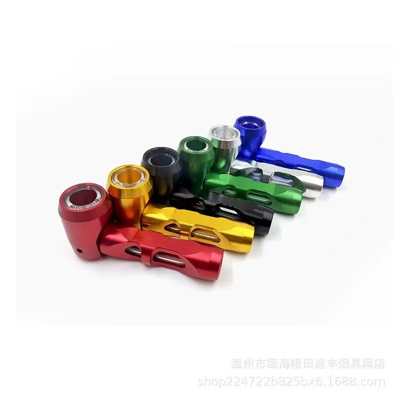 Metal Tobacco Smoking Pipe Random Bowl Stainless Steel Mesh Metal Pipes Screens