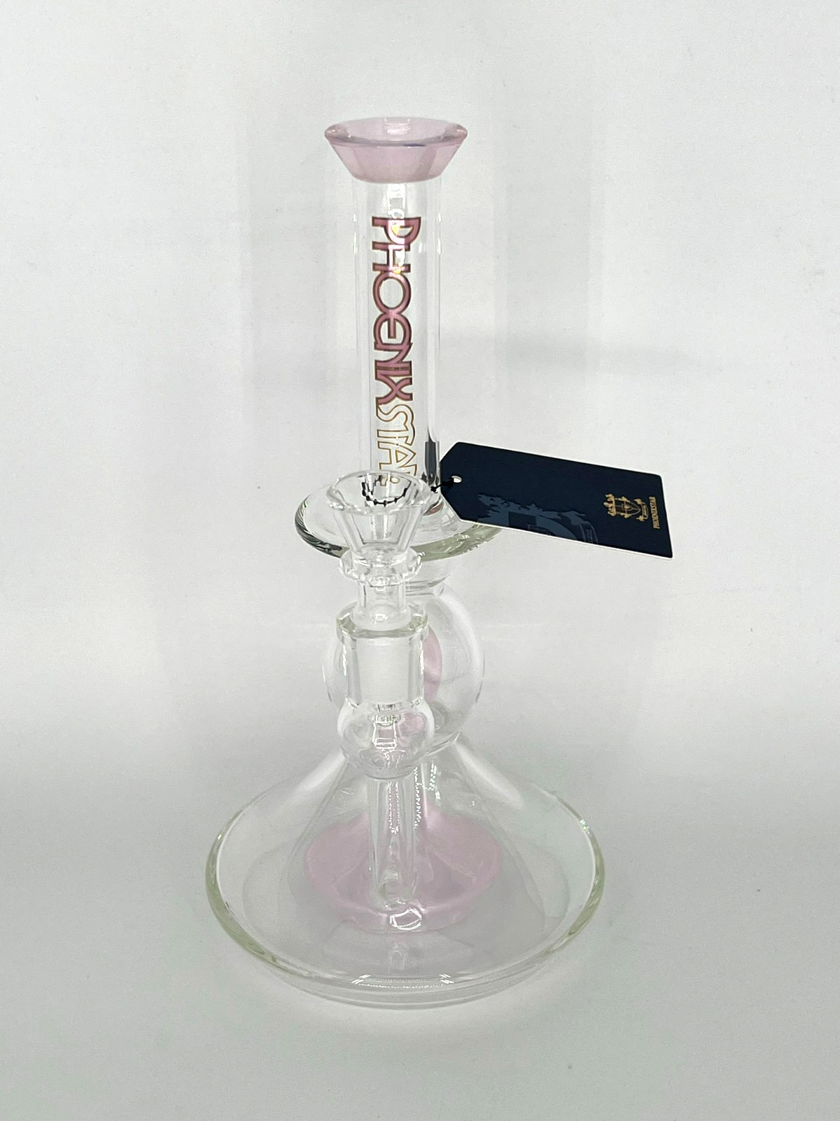 9.5″ PHOENIX STAR DUAL SHOWERHEAD PERC FAB EGG BONG BUBBLER *GIRLY* 2 FREE GIFTS
