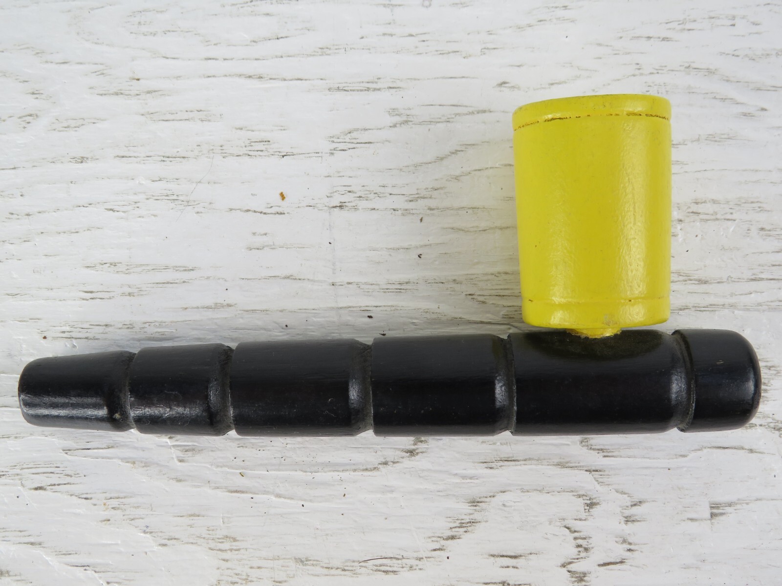 vtg Wooden Tobacco Novelty Smoking Pipe Grand Canyon Park souvenir Black Yellow