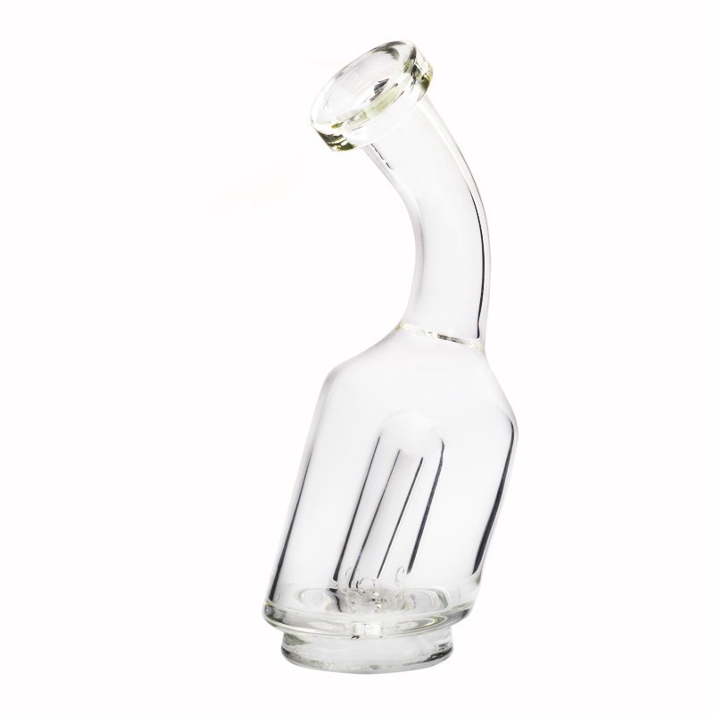 Bent Neck Glass Bubbler Perc Peak Replacement Water Pipe Bong