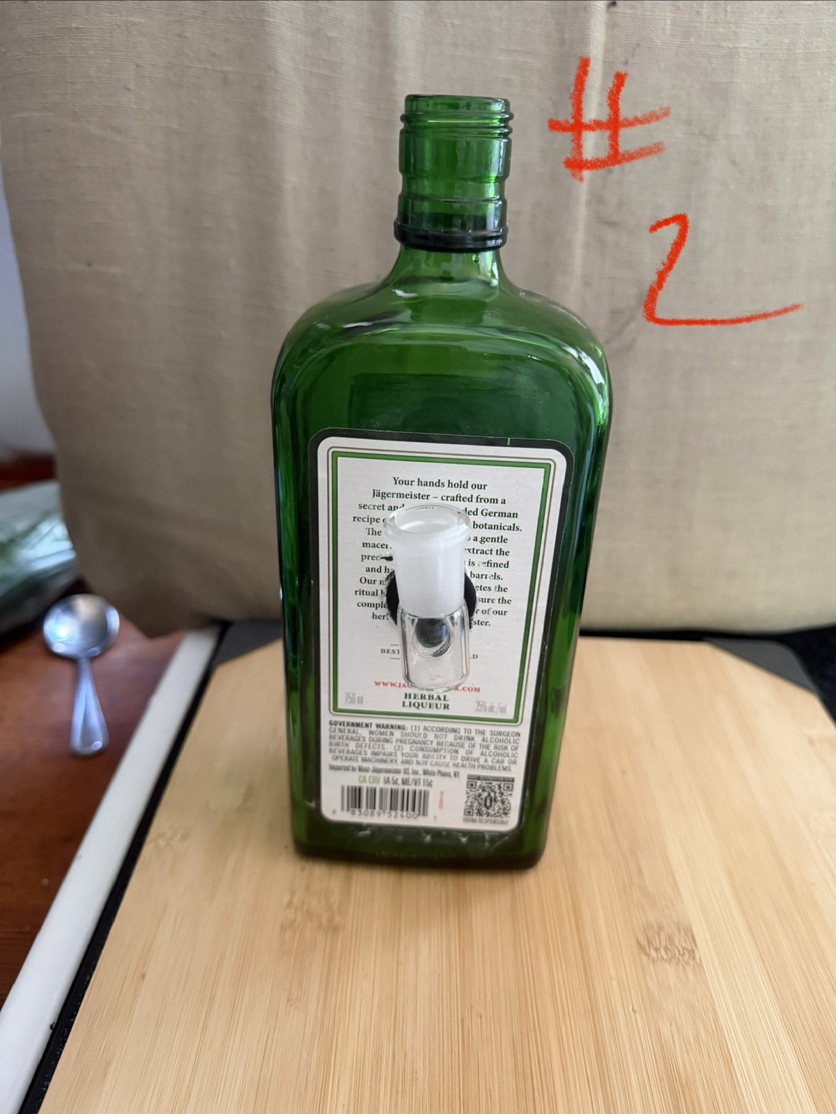 Jagermeister & Kraken Bottle Homemade Collectible Water Pipes