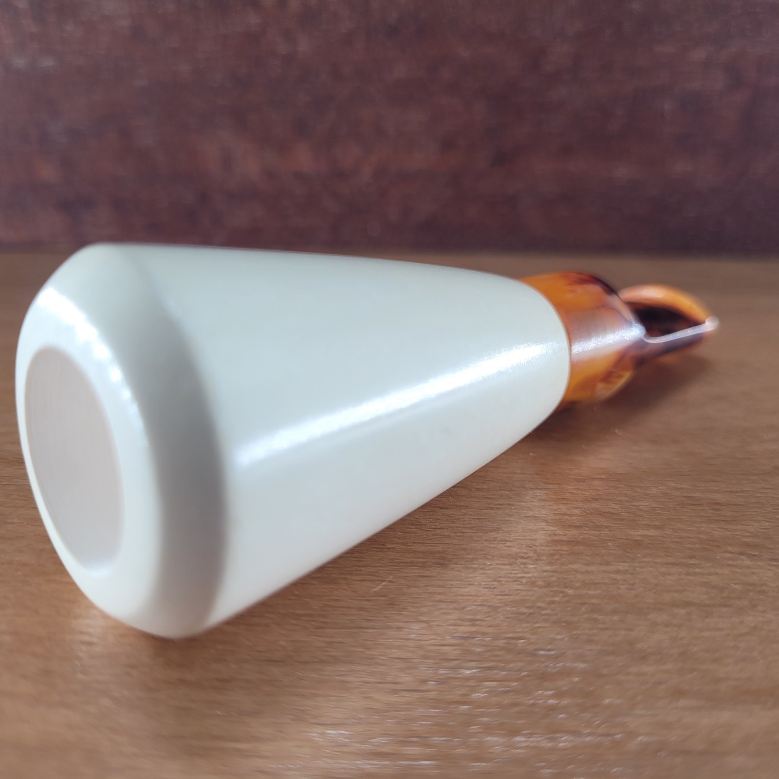 1 piece Handmade Block Meerschaum Cigar Holder Mouthpiece 16MM 40 RING no box1