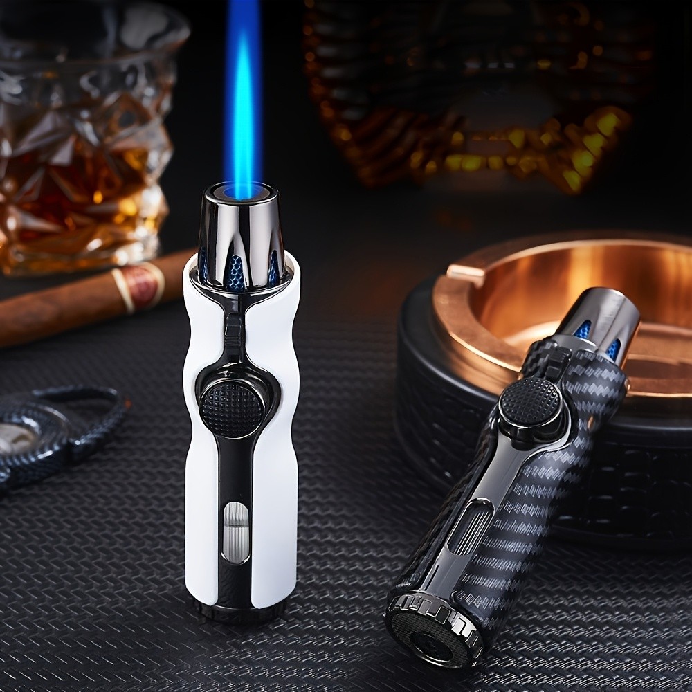 Metal Strong Flame 1800C Windproof Jet Torch Turbo BBQ Lighter Spray Gun Welding