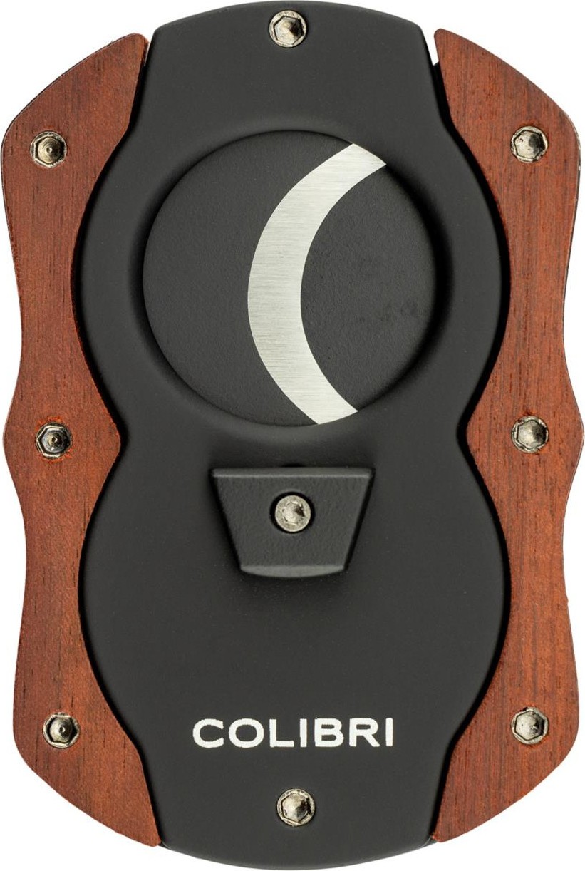 Colibri Cigar Cutter Cut Wood Reddish Brown / Coating / 22-mm Cut