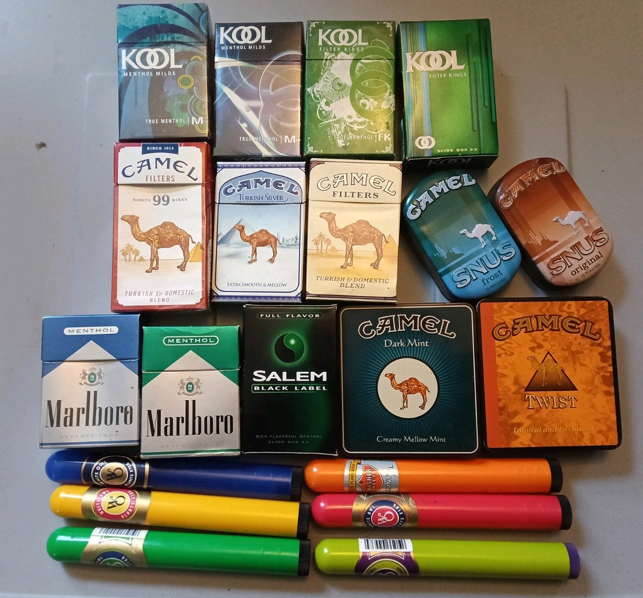 EMPTY Vintage Camel Artist Packs & Other Tobacciana