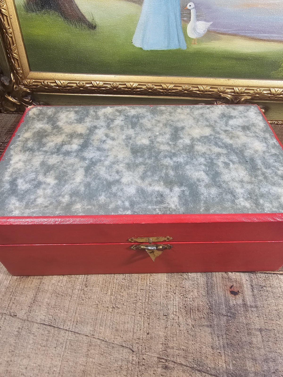VTG Japanese Metal Tabletop Smoking Set Music Box(works) Lighter Ashtray…