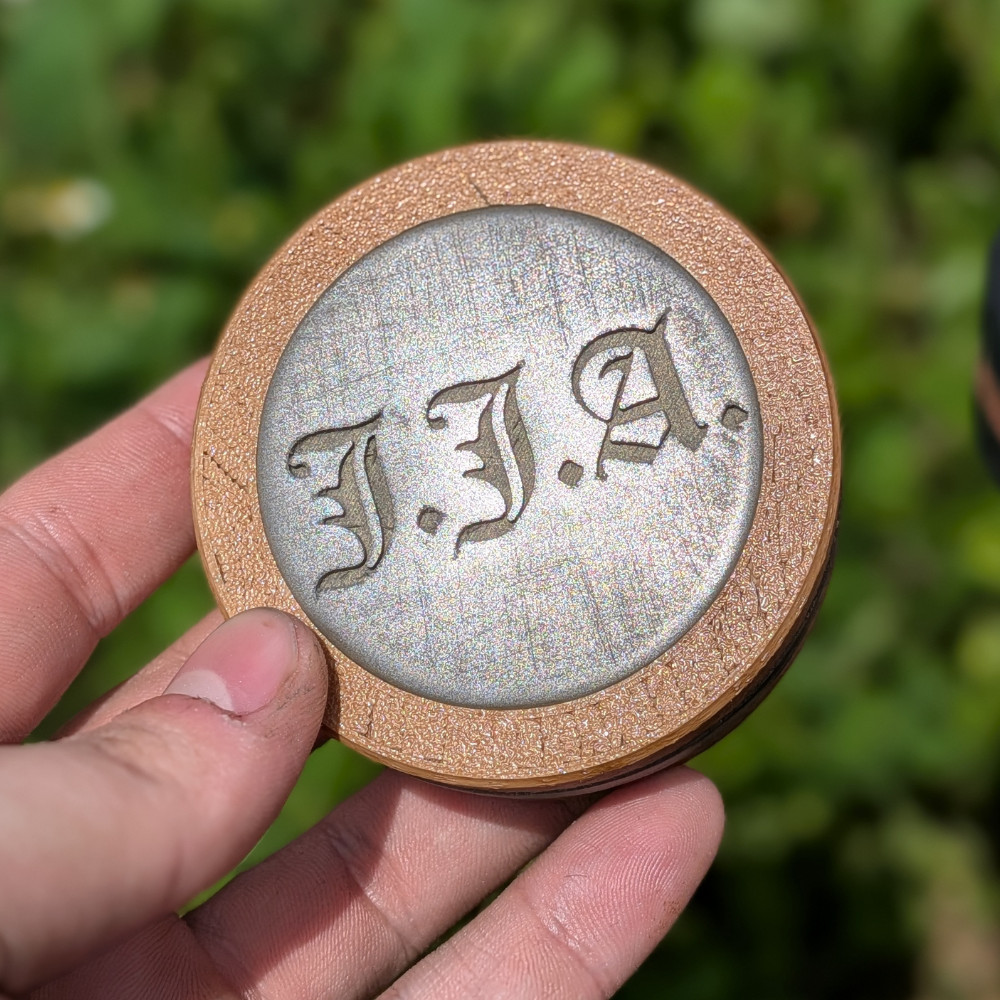 CUSTOM Brass, Steel, Copper / Simulated Wood Magnetic Snus & Pouch Storage Can