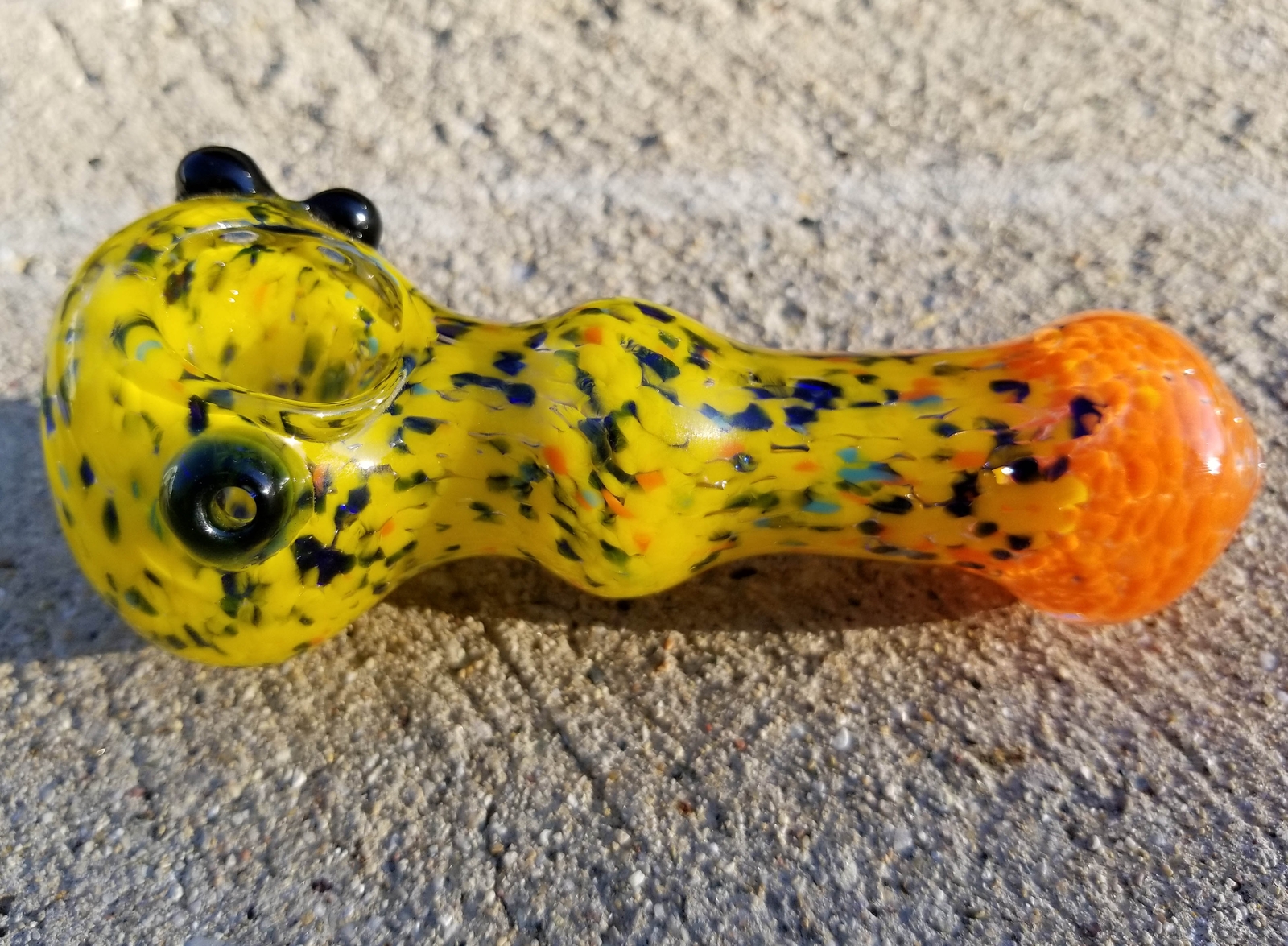 4″-5″ Thick And Heavy Color Burst Tobacco Glass Hand Pipe Glass Pipes Glass Pipe