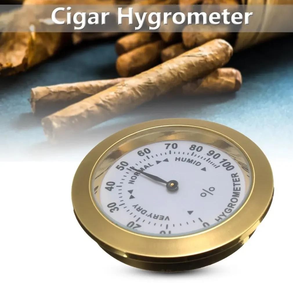 28mm Mechanical Mini Cigar Analog Hygrometer Cigar Humidor Humidity Gauge Meter