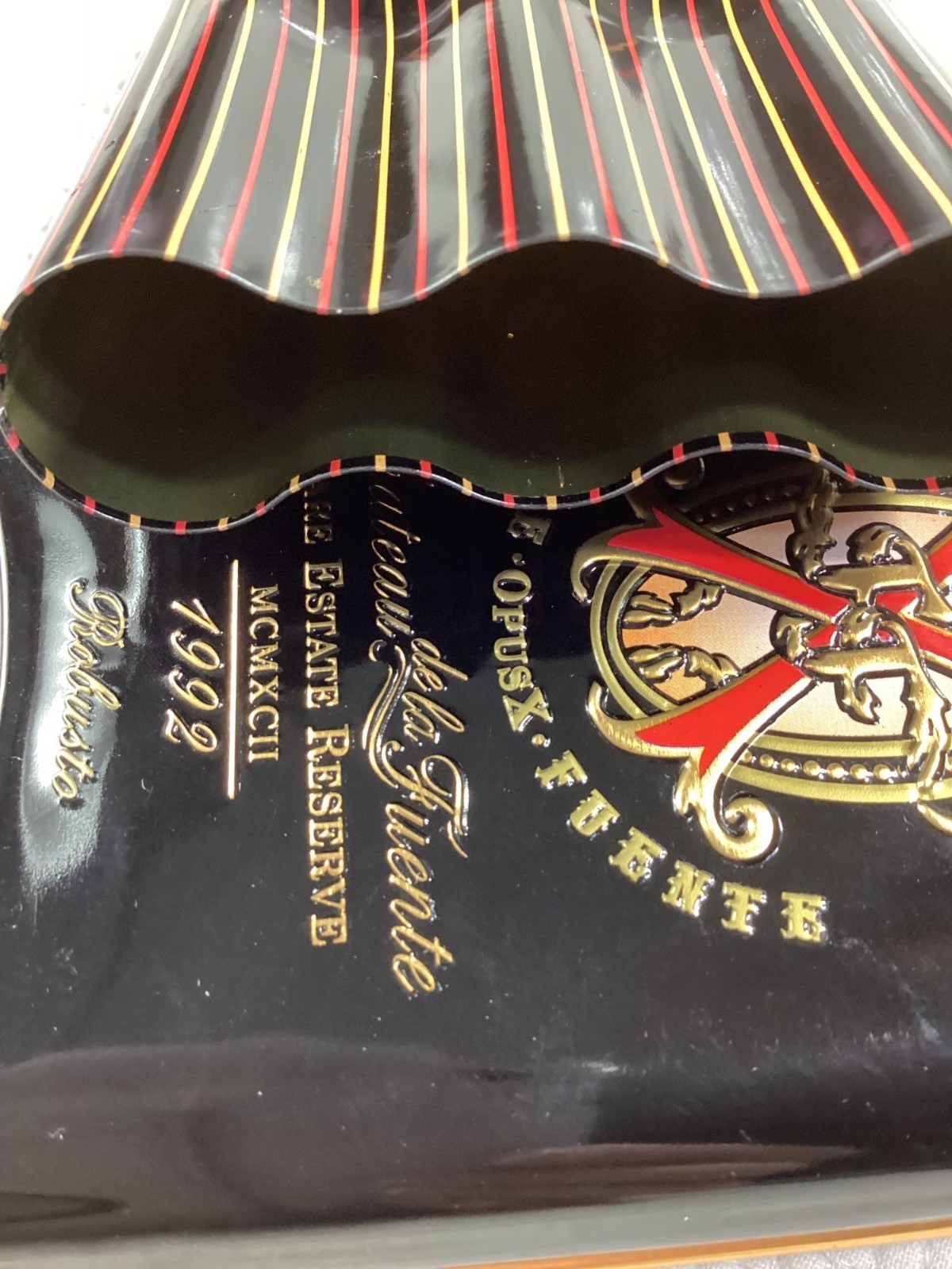 Arturo Fuente OpusX Rare Estate 1992 Cigar Tin*Holds 3 Cigars*Dominican Republic