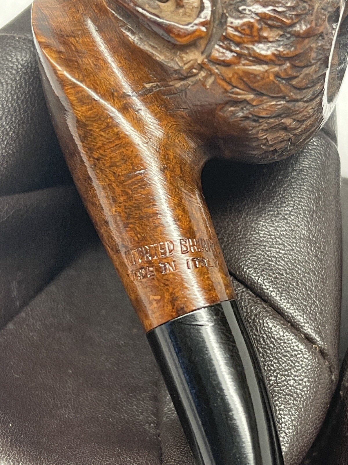 Vintage Figural Pipe of FERDINAND MAGELLAN – NOS, UNSMOKED, Made in Italy