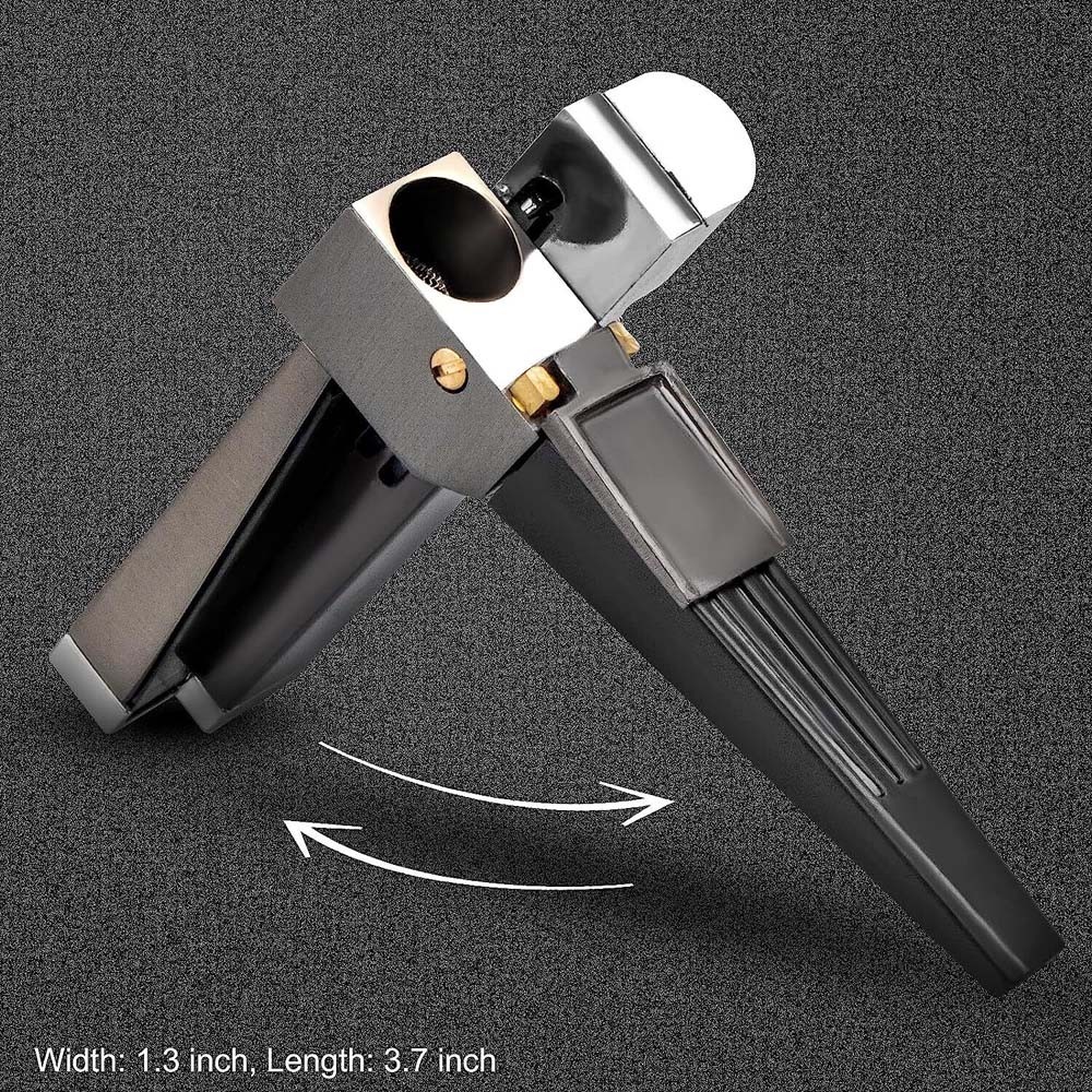 2 in 1 Foldable Metal Lighter Pipe Combination Portable Smoking Lighter 2025