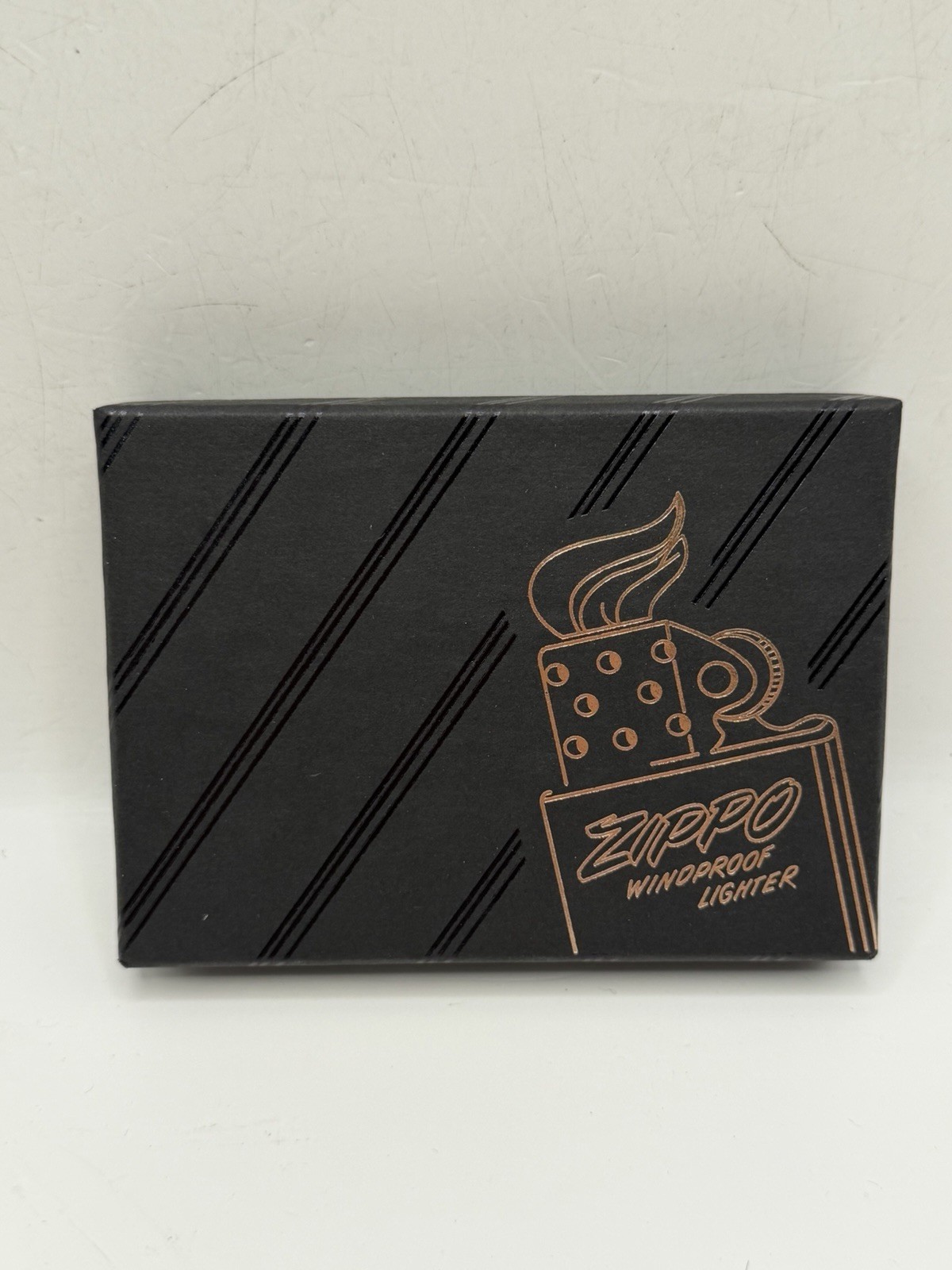 Zippo Script Logo Collectible Lighter Rose Gold Limited 10878/17500 New In Box