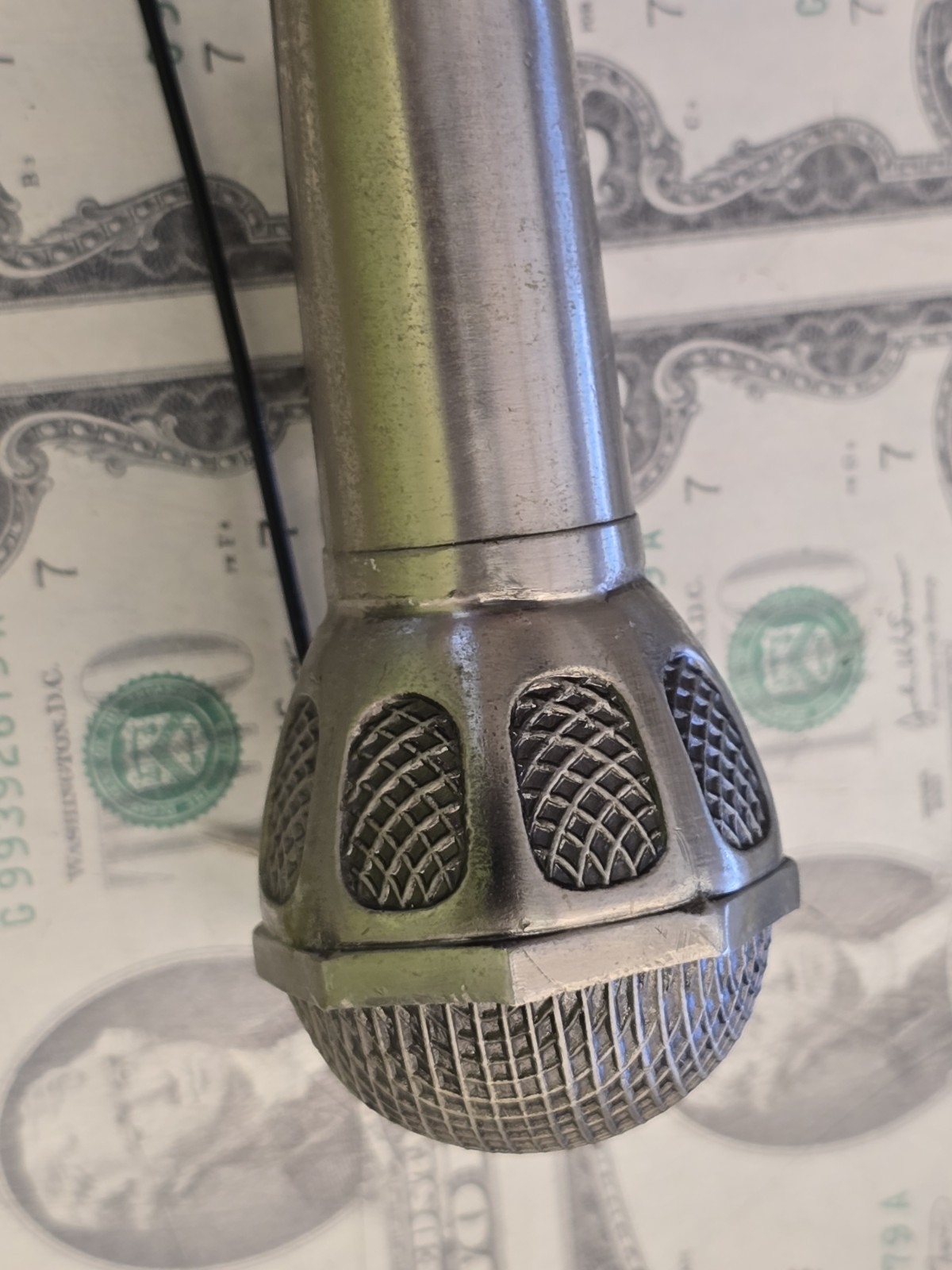 Vintage Table Cigarette Lighter Metal Microphone – Made in Japan