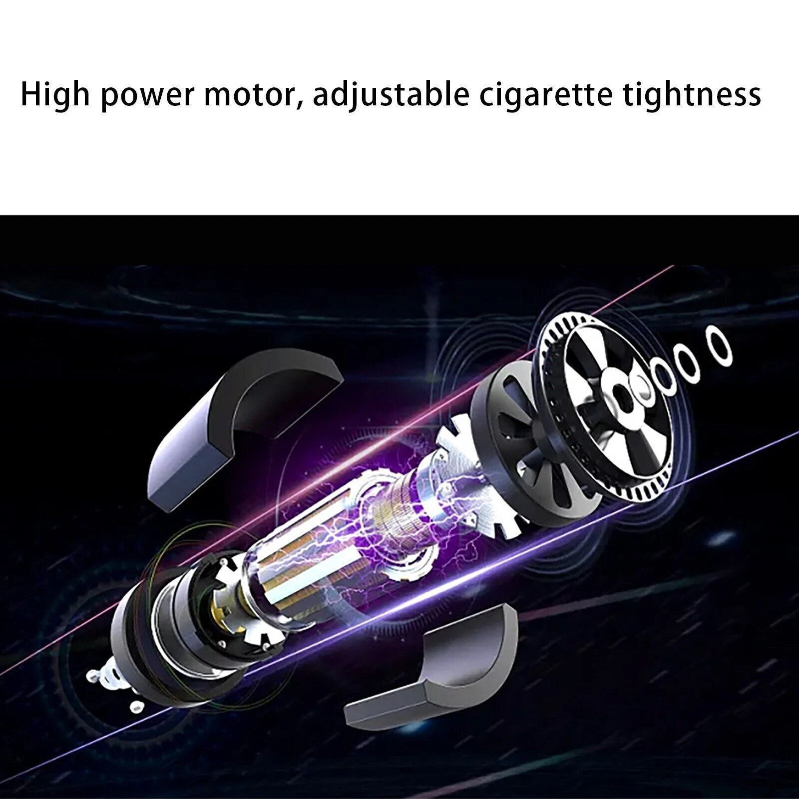 Cigarette Machine Automatic Electric Rolling Roller Tobacco Injector Maker US