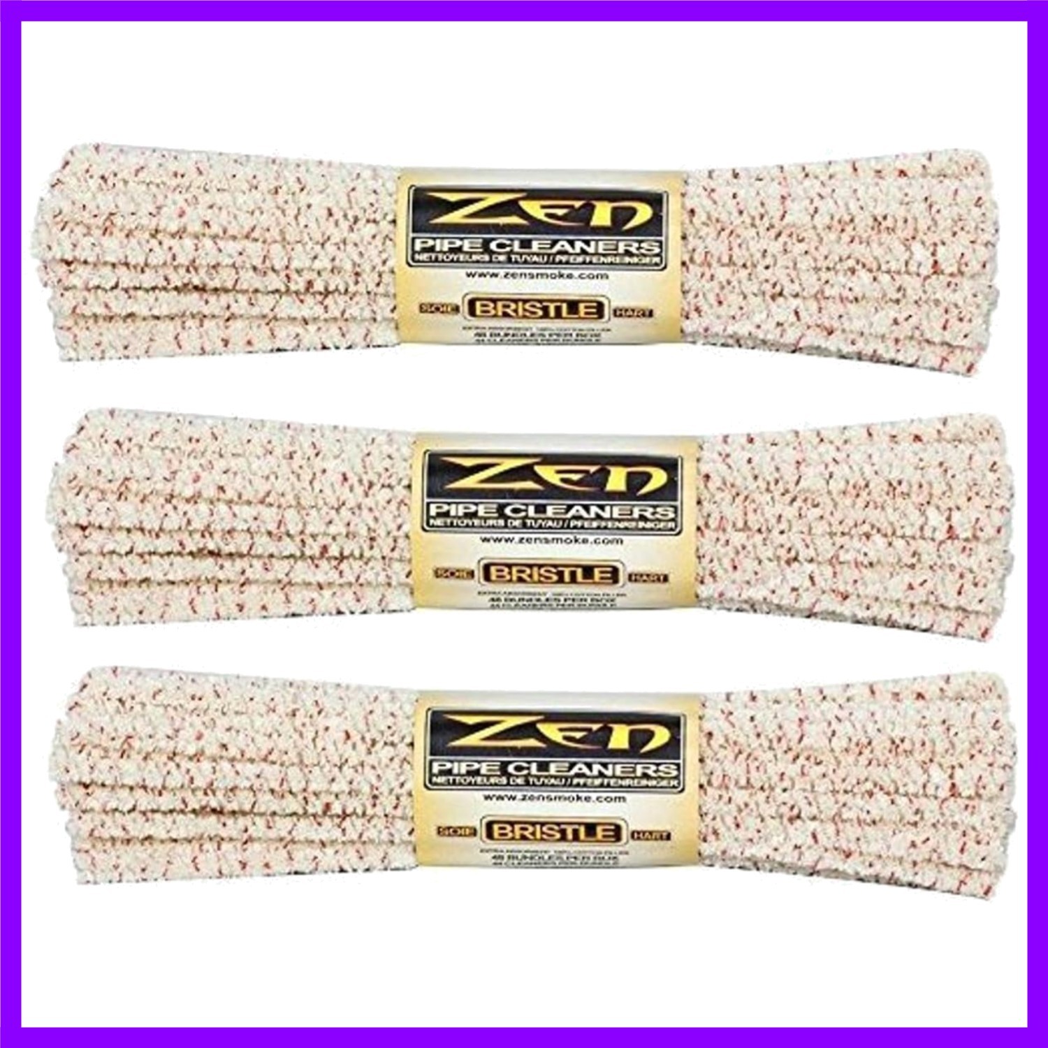 Zen Bundles Zen Pipe Cleaners Hard Bristle, 132 Count GREAT DEAL!!!