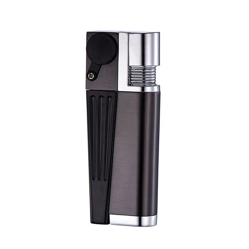 Encendedor Portable Creative Foldable Metal Smoking Lighter Pipe Combination