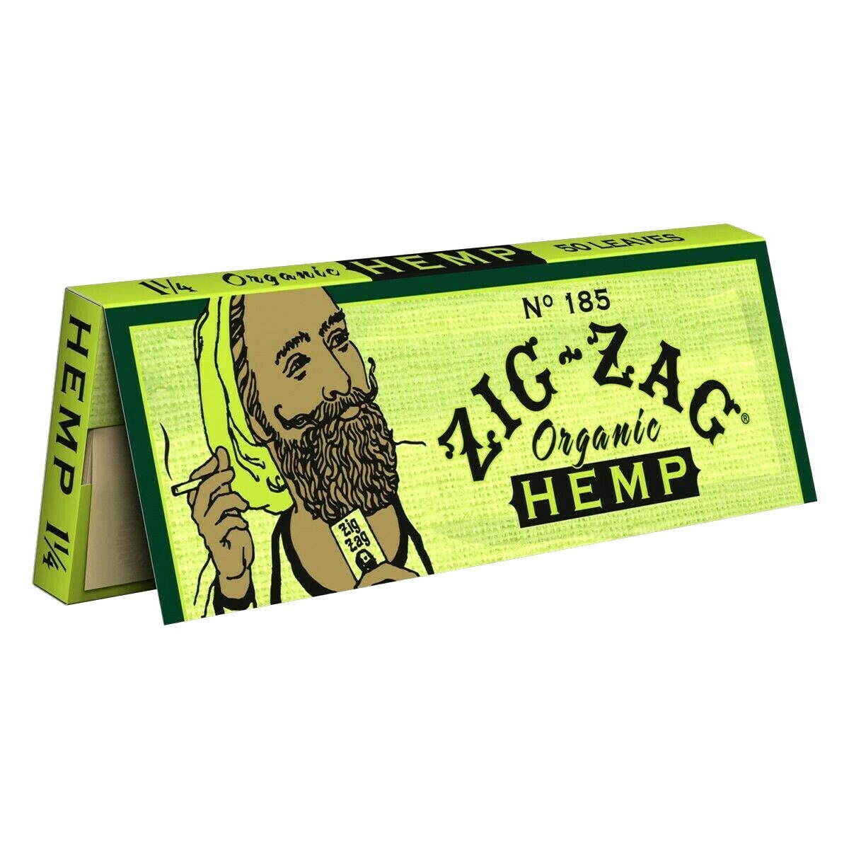 5x Zig Zag Organic 1 1/4 Rolling Papers ZigZag Hemp 50 Lvs/Pk 24 Hr USA Shipped