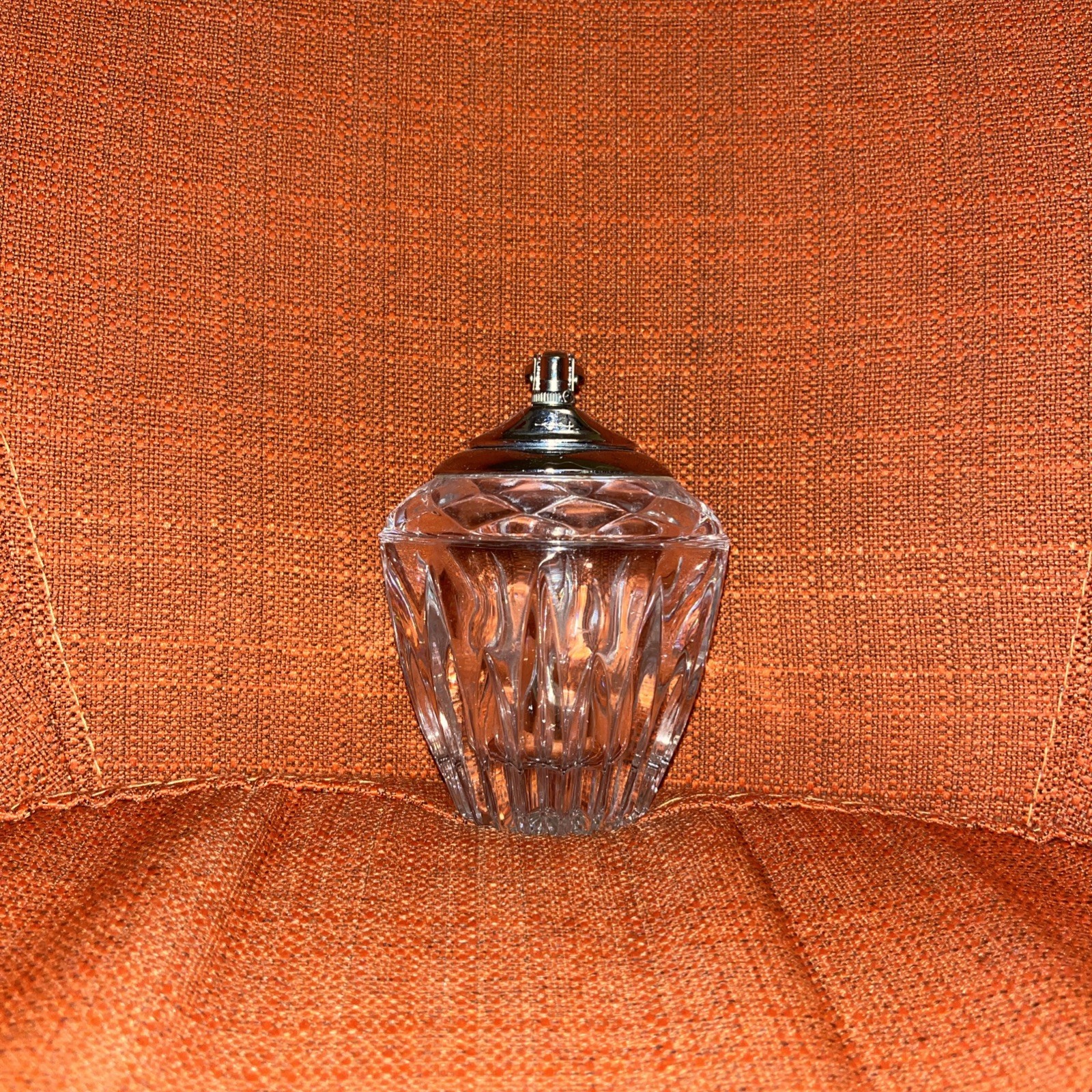 Vintage Princess House “Highlights” Lead Crystal Heavy Table Lighter Japan