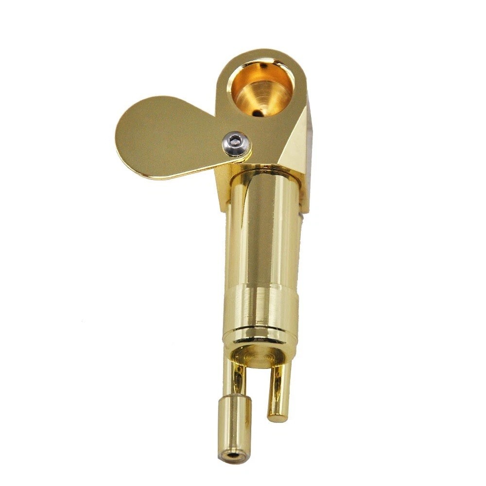 Brass Smoking Pipe with Storage Chamber Herb Tobacco Proto