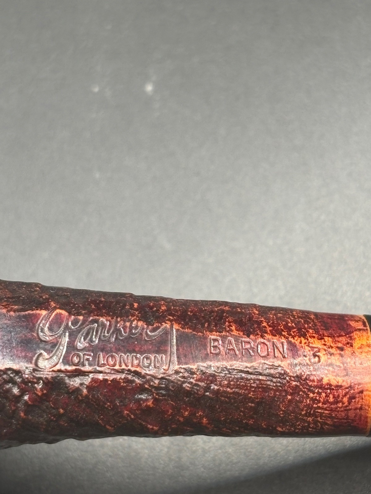 Parker Baron 3 Sandblasted Zulu English Estate Pipe