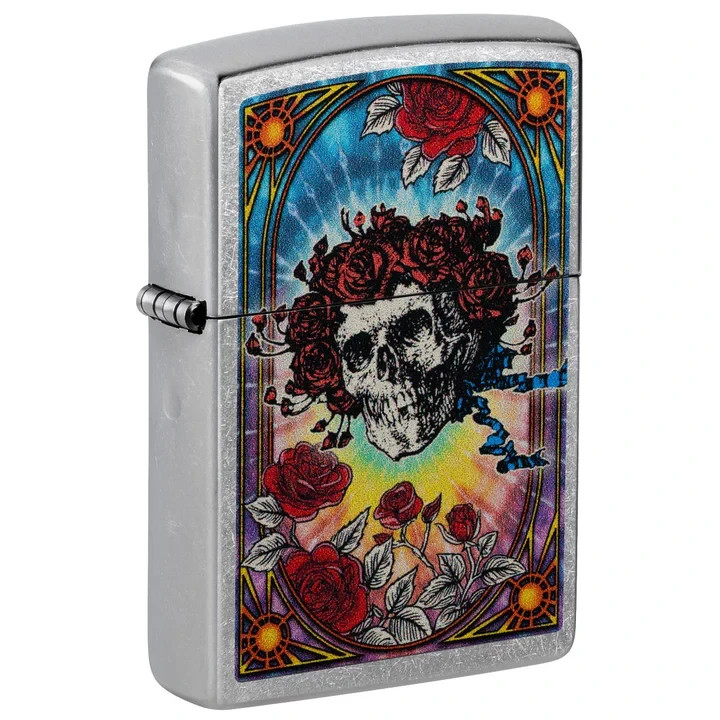 Zippo Grateful Dead Skull Head Street Chrome Color Image 47248