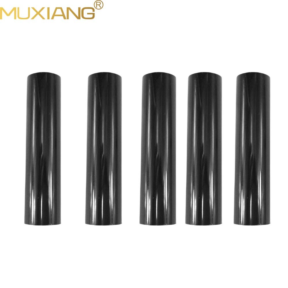 MUXIANG 5pcs Black High Quality Acrylic Rod Solid Opaque 24mm Diameter 95mm Long