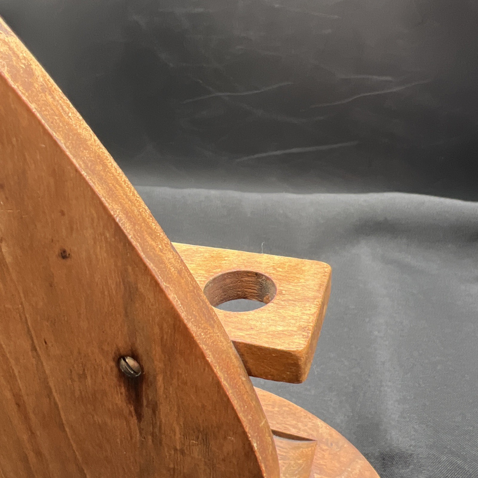 Vintage Wood 5 Pipe Holder Rest Stand Sailboat Nautical Free Standing