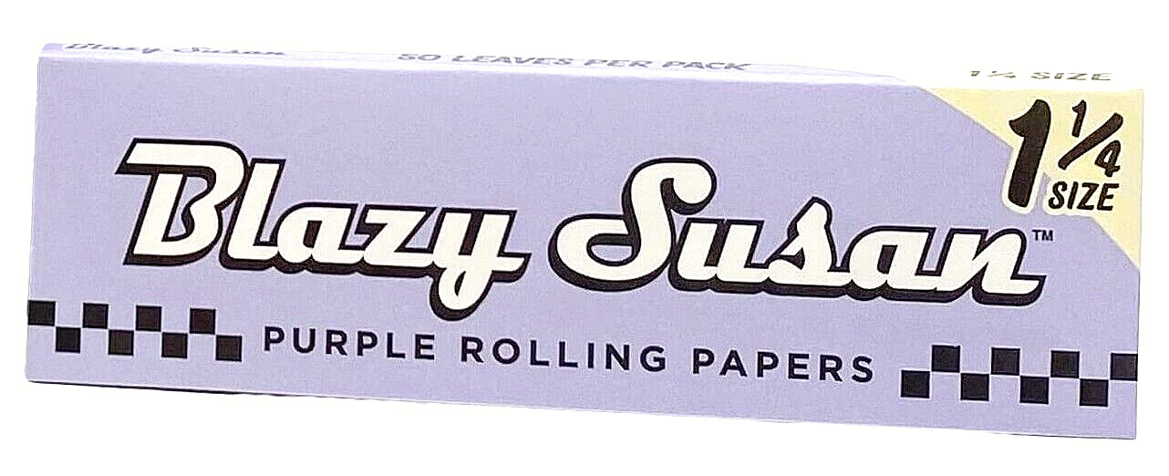 Blazy Susan Rolling Papers 1 1/4 Purple Papers! *Great Price* USA Shipped