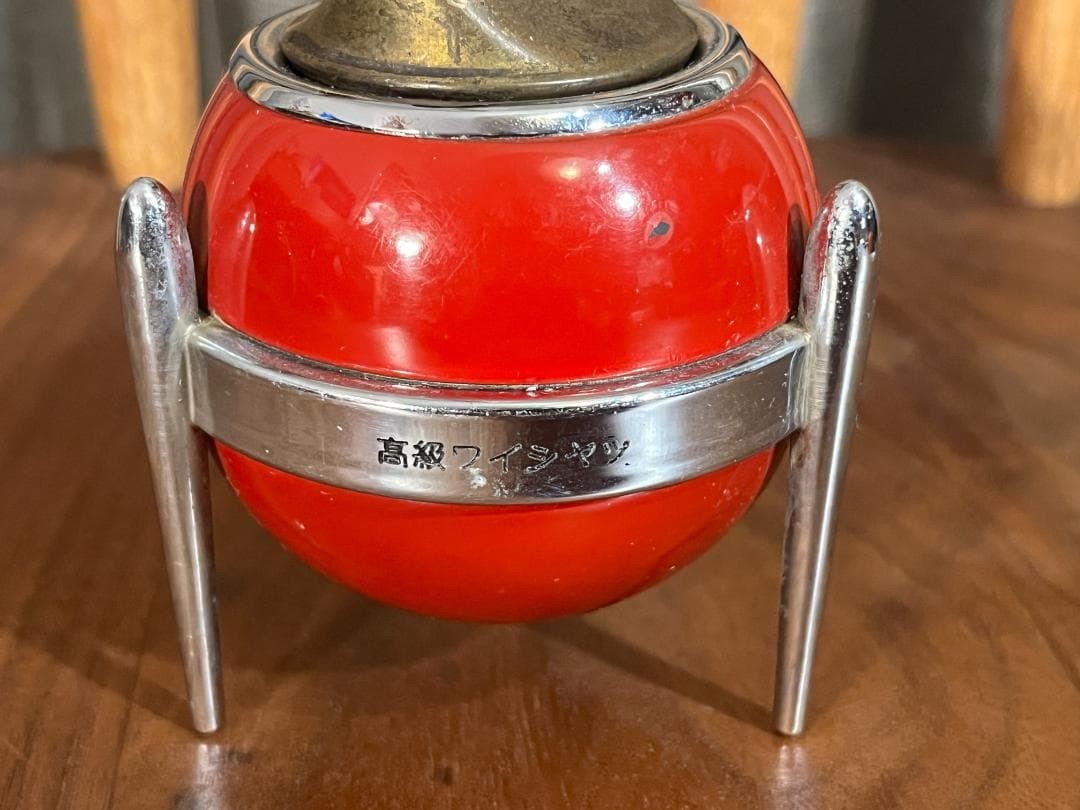 Vintage Sputnik Rocket Tabletop Oil Lighter Atomic 50’s For collectors