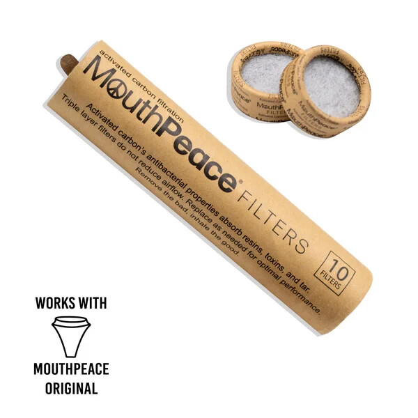 MouthPeace ORIGINAL Carbon Filter Replacements – 3 Packs of 10pc Filter Rolls