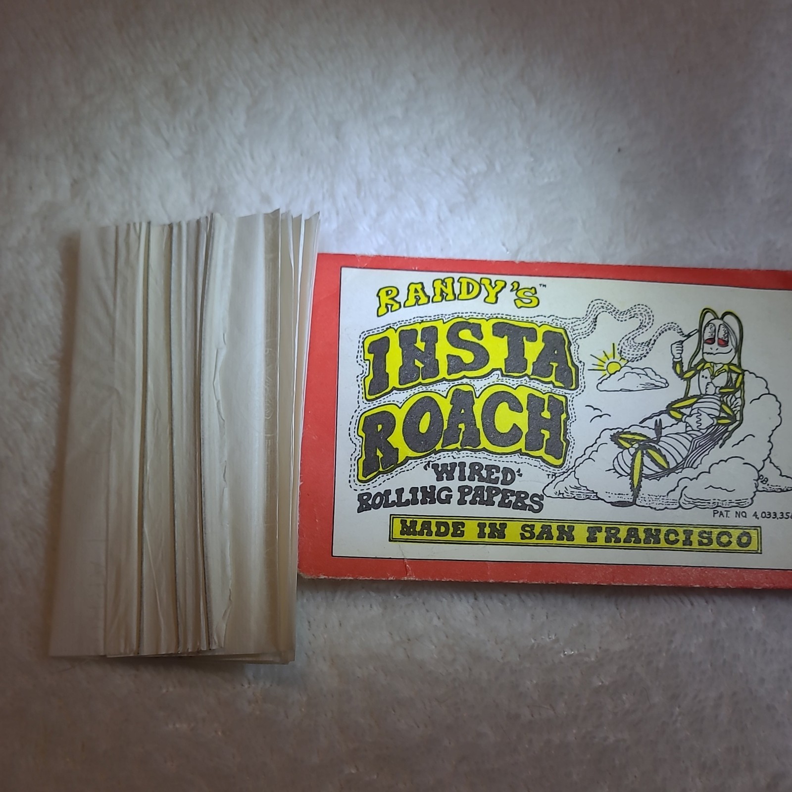 The Original RANDY’S WIRED insta Roach red and white package RARE FIND 9 papers