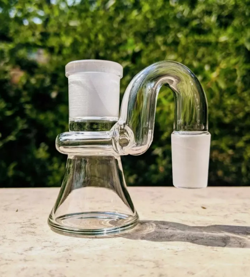 Premium Quality 18mm 90° Mini Dry Ash Catcher Tobacco Water Pipe Bong Bubbler***