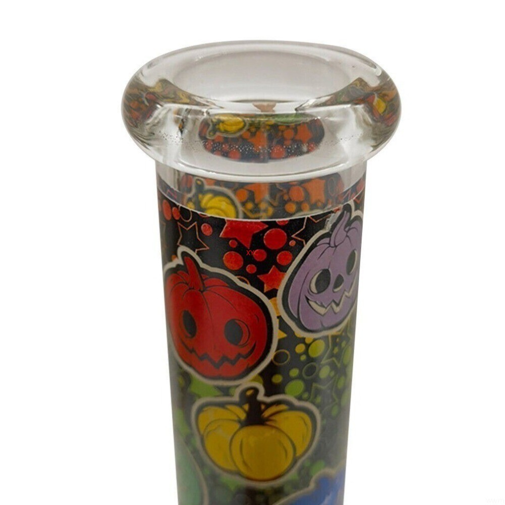 10″ Luminous Pumpkin Glass Bong Smoking Hookah Water Pipe W/ 14mm Bowl Hookahs