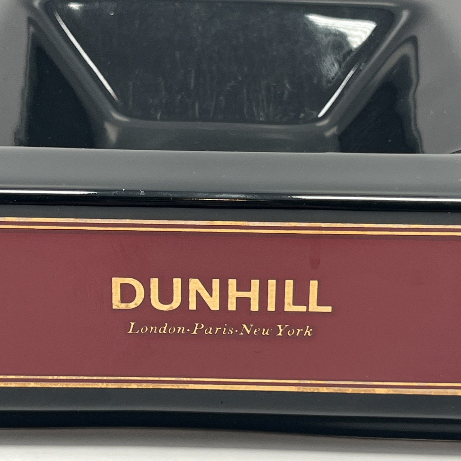 Vintage Wade Dunhill Ashtray Large Cigar Cigarette London Paris New York 7″x 7”