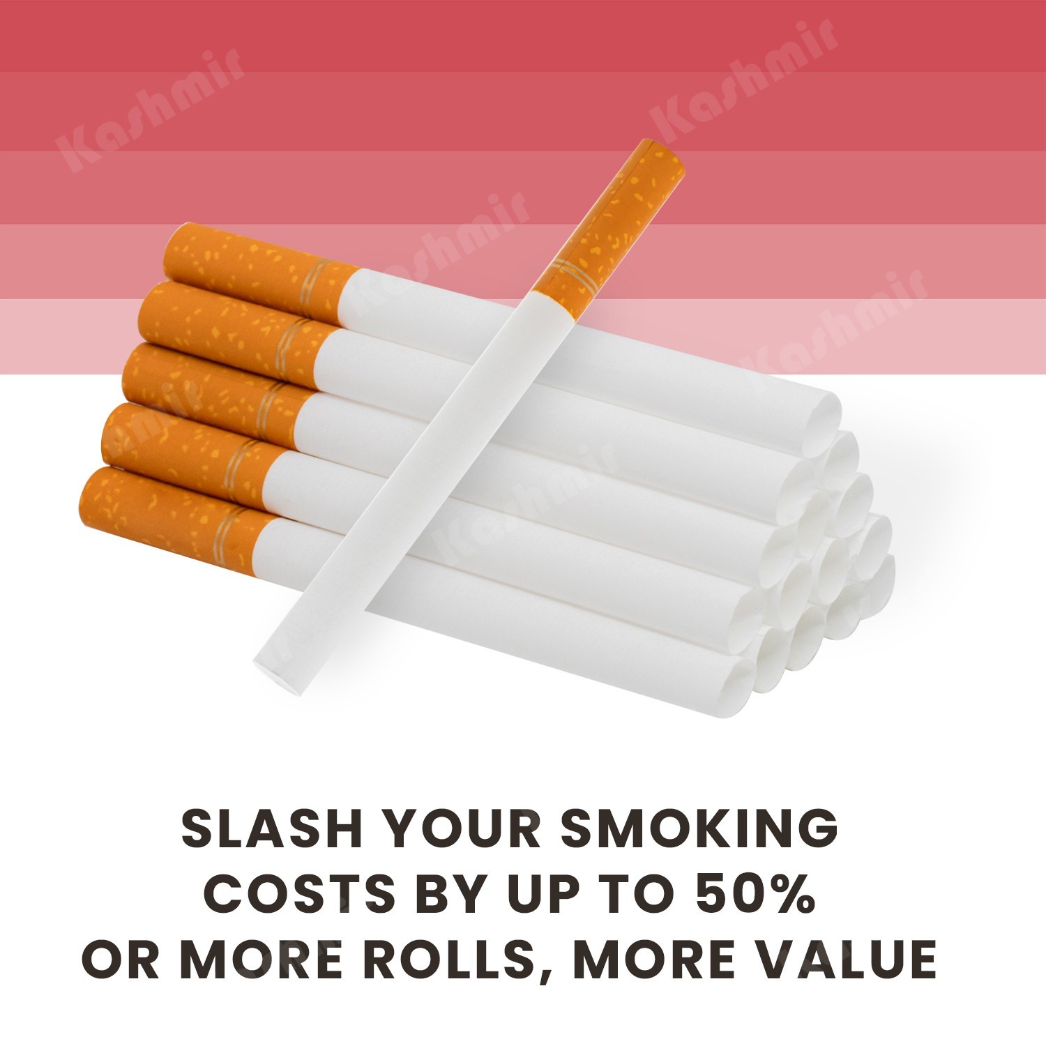 Roxwell Cigarette Tubes 100s Size Red Original Cigarette Filter Tubes 400Ct